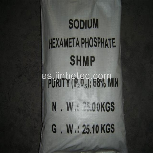 Regulador del valor de pH en hexametafosfato de sodio de la industria alimentaria